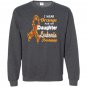 I wear orange for my daughter leukemia awareness Sweatshirt