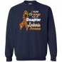 I wear orange for my daughter leukemia awareness Sweatshirt