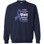 I wear periwinkle for my dad esophageal cancer awareness Sweatshirt