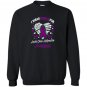I wear purple for arnold chiari malformation awareness Sweatshirt