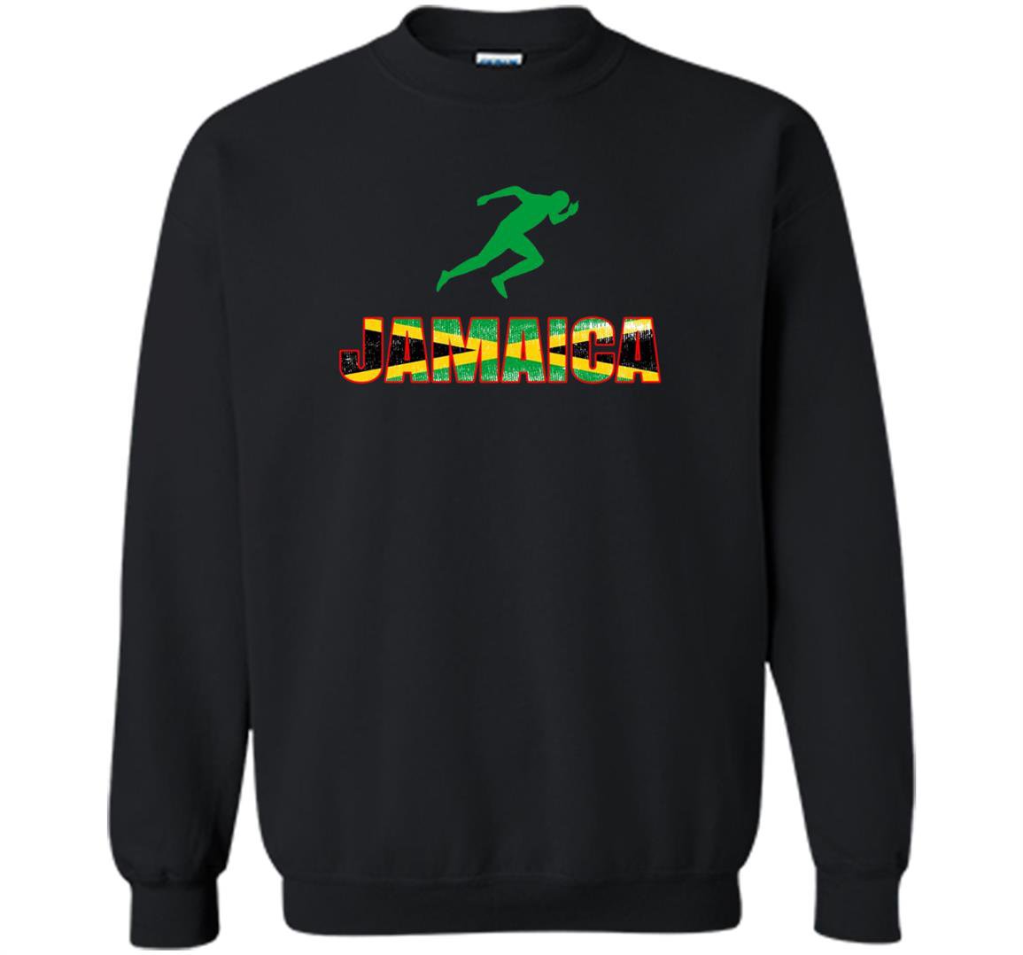 Jamaica runners running Sweatshirt