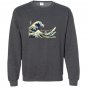 Japanese the great wave off kanagawa vintage art Sweatshirt