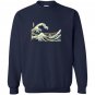 Japanese the great wave off kanagawa vintage art Sweatshirt