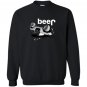 Jeep beer 4x4 wrecked funny Sweatshirt