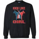 Kick like funny karate battle kickboxing Sweatshirt