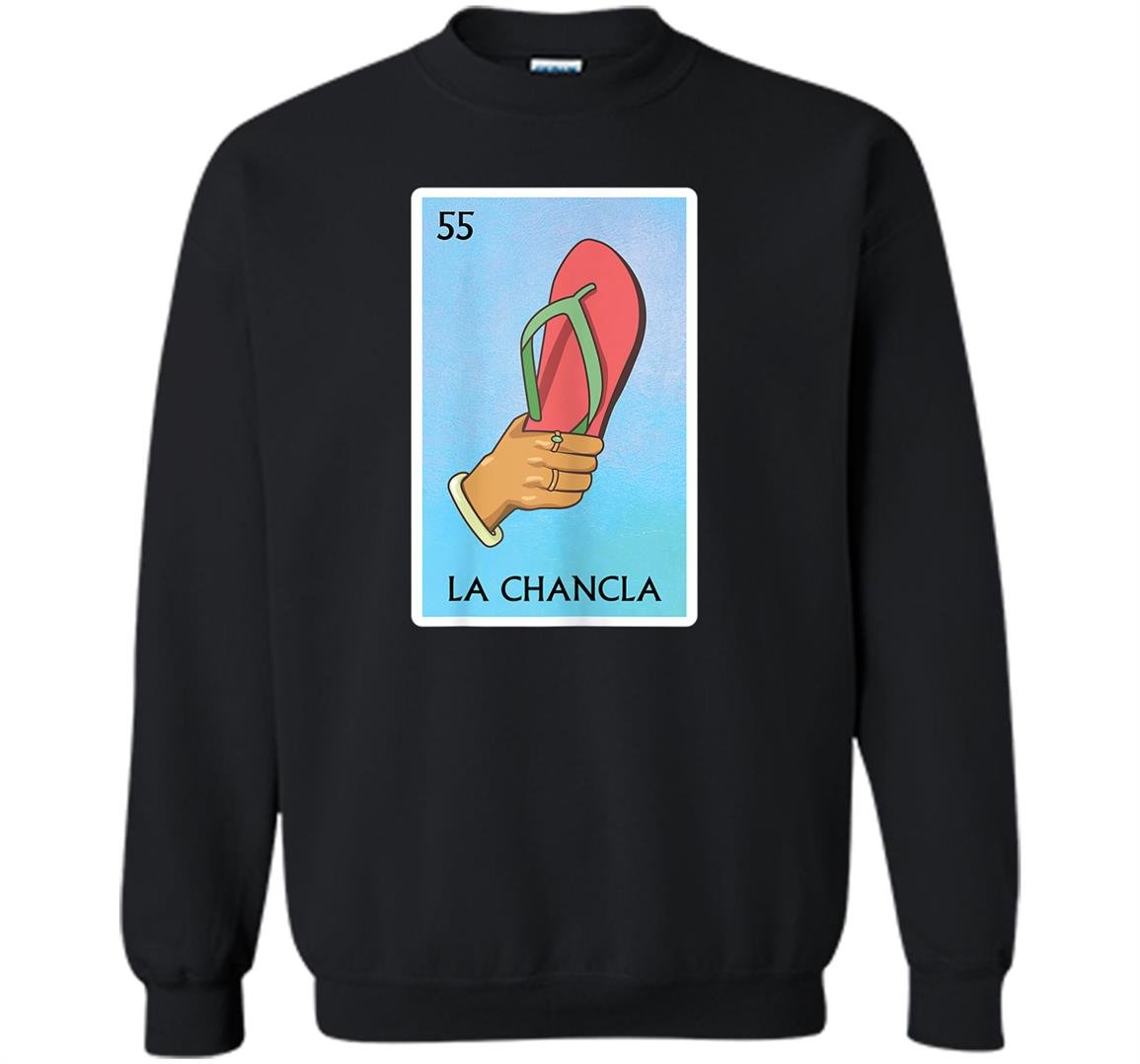 La chancla funny mexico loteria card Sweatshirt