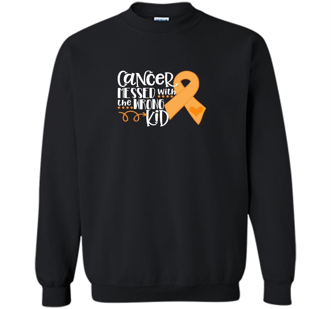 Leukemia cancer messed with the wrong kid Sweatshirt