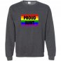 Lgbtq gay pride rainbow support ally proud aunt family Sweatshirt