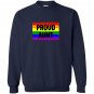 Lgbtq gay pride rainbow support ally proud aunt family Sweatshirt