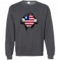 Liberia flag liberian flag hands Sweatshirt