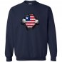 Liberia flag liberian flag hands Sweatshirt