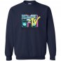 Logo retro teal boombox Sweatshirt