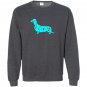 Low rider wiener dog daschund Sweatshirt