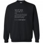 Lunch lady definition funny cute back to school gift Sweatshirt
