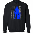 Male k 9 officer line flag for k9 handlers Sweatshirt