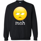 Meh bored emoji face Sweatshirt
