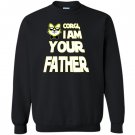 Fathers day corgi i am your father Sweatshirt