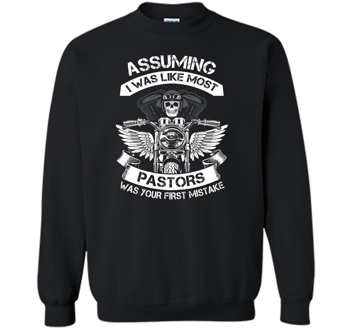 Assuming biker pastor ver 2 Sweatshirt
