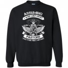 Assuming biker pastor ver 2 Sweatshirt