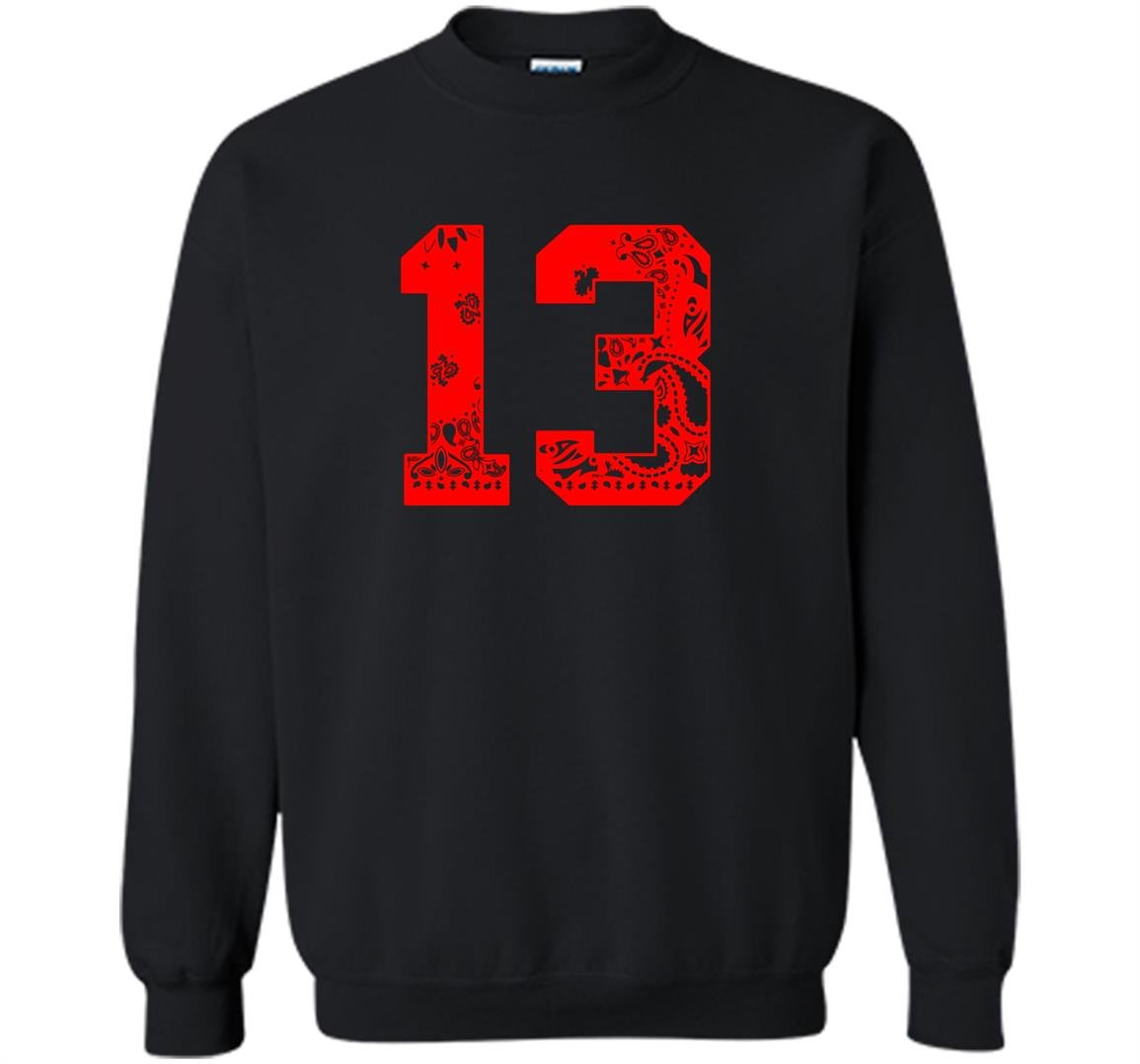 Calidesign red bandana 13 retro bred Sweatshirt