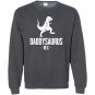 Daddysaurus rex father gift husband gift brother gift Sweatshirt