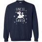 Funny uncle santa claus riding reindeer Sweatshirt