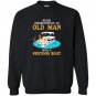 Never underestimate an old man with a pontoon boat Sweatshirt