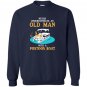 Never underestimate an old man with a pontoon boat Sweatshirt