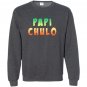 Papi chulo cool padre colorful Sweatshirt