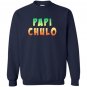 Papi chulo cool padre colorful Sweatshirt