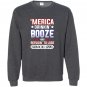Merica 4th of july drinking party funny patriotic Sweatshirt