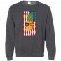 Merica sunglasses flag pineapple 4th of july patriots Sweatshirt