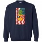 Merica sunglasses flag pineapple 4th of july patriots Sweatshirt