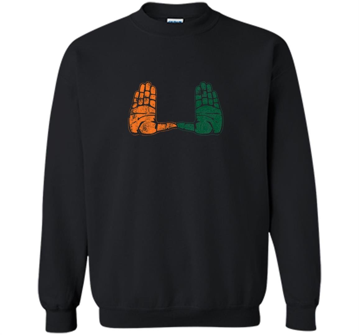 Miami university fan cool hand u Sweatshirt