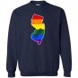 Mom lgbt flag new jersey gay pride gay rights Sweatshirt