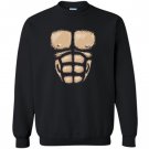 Monkey chest muscles halloween costume gorilla Sweatshirt