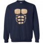 Monkey chest muscles halloween costume gorilla Sweatshirt