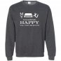 My jeep xj cherokee makes me happy you not so much Sweatshirt