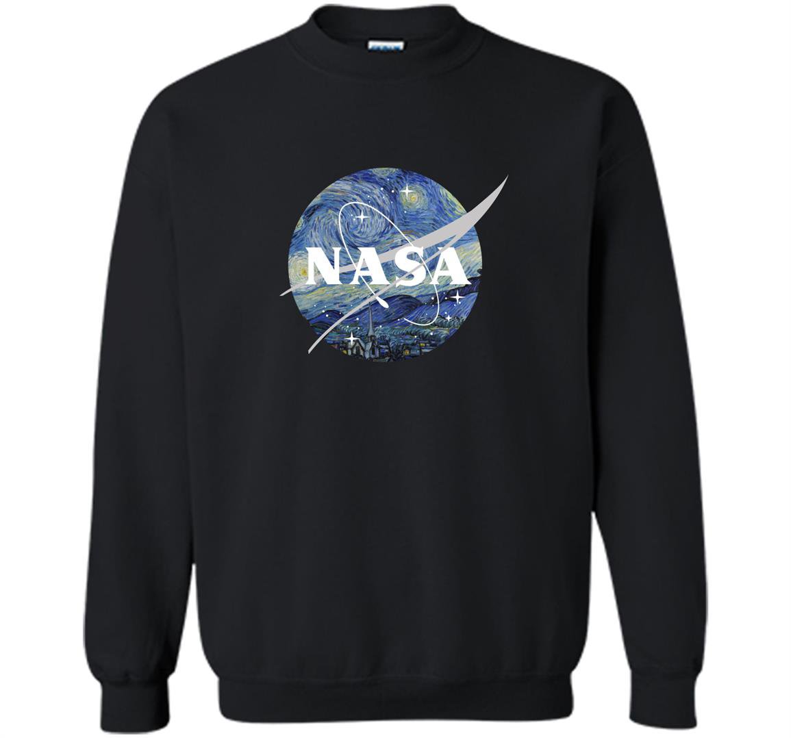 Nasa starry night classic chevron logo graphic Sweatshirt