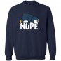 Nope relaxed not today funny lazy penguin nope Sweatshirt