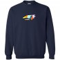 North carolina home state usa map heart graphic Sweatshirt