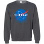 Not flat we checked nasa logo Sweatshirt
