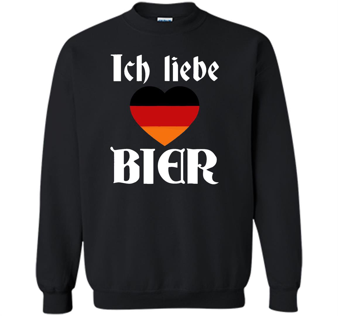Oktoberfest ich liebe bier love german beer Sweatshirt