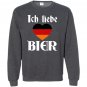 Oktoberfest ich liebe bier love german beer Sweatshirt