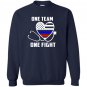 One team one fight nurse support police firefighter Sweatshirt