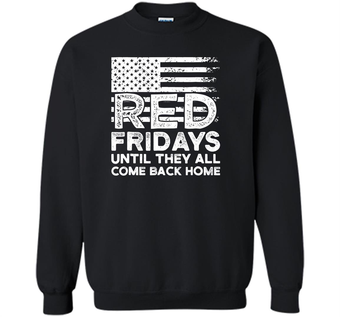 On friday we wear red support our troops gift Sweatshirt
