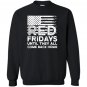 On friday we wear red support our troops gift Sweatshirt