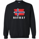 Painted norway flag norwegian flag hood Sweatshirt