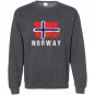 Painted norway flag norwegian flag hood Sweatshirt