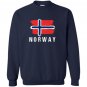 Painted norway flag norwegian flag hood Sweatshirt